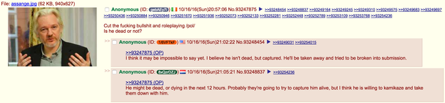 A thread on 4chan’s /pol/